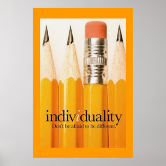 Poster Une pensée crayon