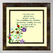 Poster Une pensée pour le jour (Devant)