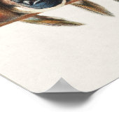 Poster Une perche d'oiseaux Illustration de la perche Vin (Coin)