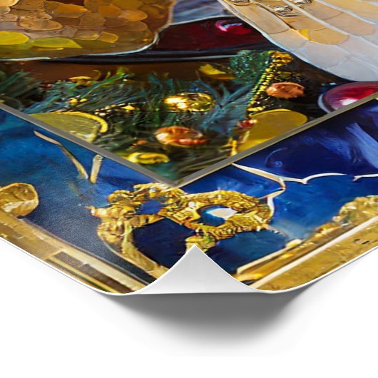 Poster Une perdrix dans un arbre à poires (Coin)