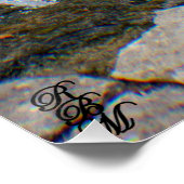 Poster Une petite cascade (Coin)
