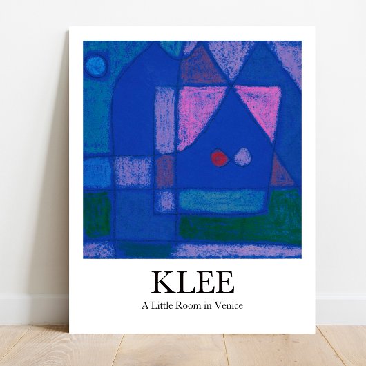 Poster Une petite chambre à Venise par Paul Klee
