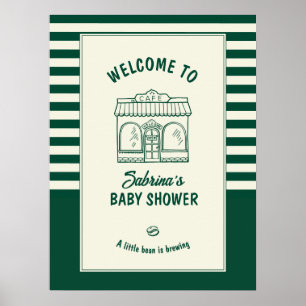 Poster Une petite fève est en train de se préparer Baby S