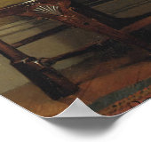 Poster Une petite fille et son abri par Burton Barber (Coin)