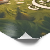 Poster Une petite gnome est arrivée Annonce de naissance (Coin)