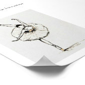 Poster Une photo de danse avec une citation de danse (Coin)