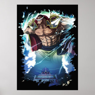 Poster Une pièce Beauté blanche Pirates Edward Newgate