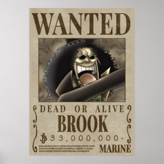 Poster Une pièce Brook 1er recherchée