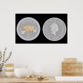 Poster Une pièce commémorative en argent (Cuisine)