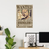 Poster Une pièce Zoro 2e recherchée (Bureau à domicile)