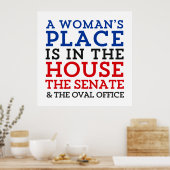 Poster Une place de femme est à la maison (Cuisine)