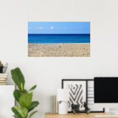 Poster Une Plage Parfaite (Bureau à domicile)