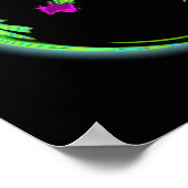 Poster Une planète - exoplanètes v1 (Coin)