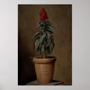 Poster Une plante en pot Fleurs Nature morte, Botanique s