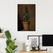 Poster Une plante en pot Fleurs Nature morte, Botanique s (Bureau à domicile)