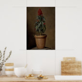 Poster Une plante en pot Fleurs Nature morte, Botanique s (Cuisine)