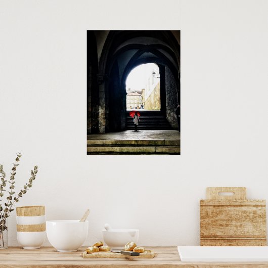 Poster Une pointe de rouge dans un arc espagnol (Cuisine)