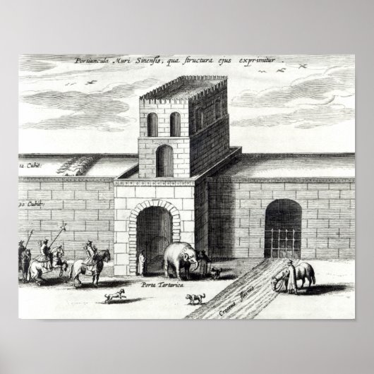 Poster Une porte de la Grande Muraille (Devant)