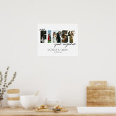 Poster Une première année Ensemble Mariage Anniversaire p (Cuisine)