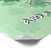 Poster Une Prière Irlandaise - Chaque Tear - Un Sourire (Coin)