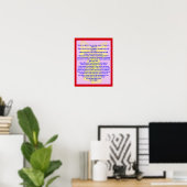 Poster Une Prière Pour Nos Soldats (Bureau à domicile)