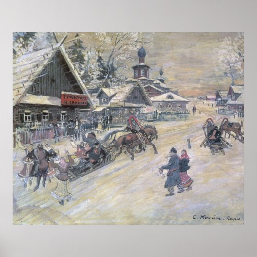 Poster Une promenade festive, Russie (Devant)
