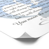 Poster Une promesse à mon enfant - Garçon (Coin)