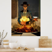 Poster "Une question de temps" (Cuisine)