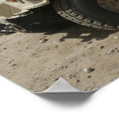 Poster Une rangée d'humvees de la politique militaire de  (Coin)