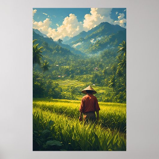Poster Une récolte paisible (Devant)