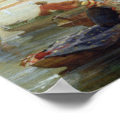 Poster Une régate à Asnières pendant le Second Empire (Coin)