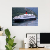 Poster Une reine dans un fjord (Bureau à domicile)