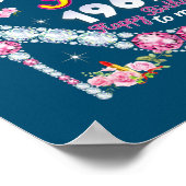 Poster Une Reine Est Née En Juillet 1969 Joyeux 53E Anniv (Coin)