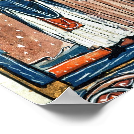 Poster Une religieuse qui prend ses voeux et sa masse (Coin)