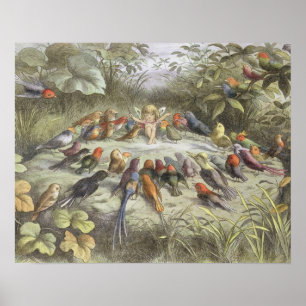 Poster Une répétition en terre fée, illustration de "In F