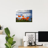 Poster Une réponse douce fuit la colère... (Bureau à domicile)