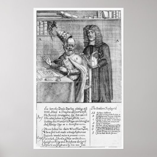 Poster Une représentation de Titus Oates (Devant)