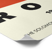 Poster Une Rétrospective 2 (Coin)