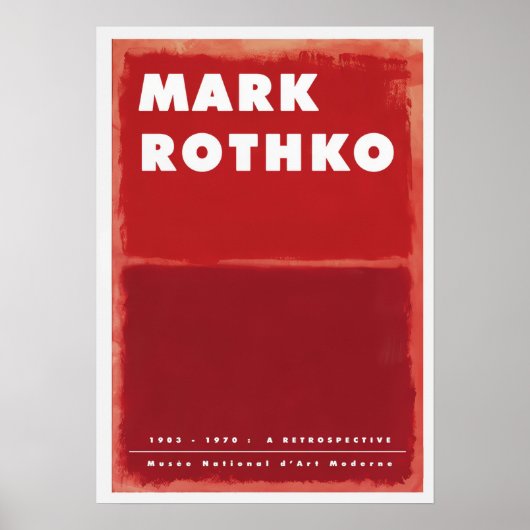 Poster Une Rétrospective 4 (Devant)