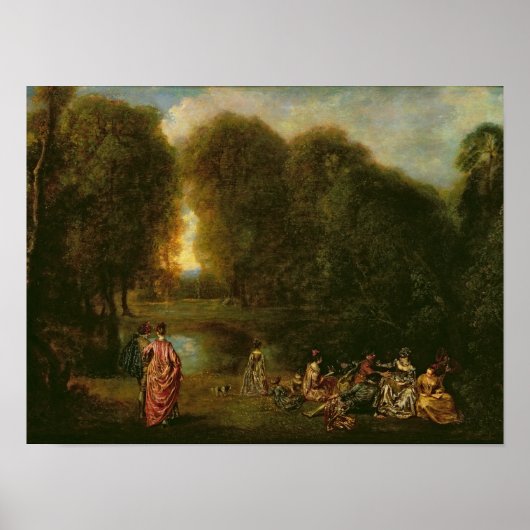 Poster Une réunion dans un parc (Devant)