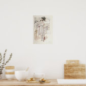 Poster Une robe de ville, des Grandes Modes de Paris (Cuisine)