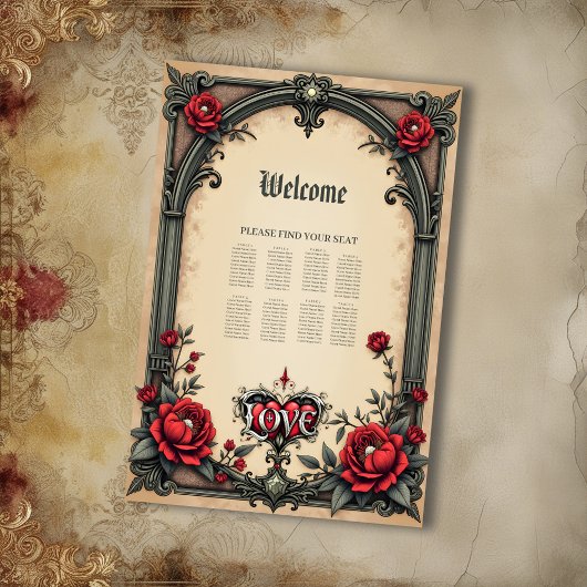 Poster Une romance gothique. Un style gothique et orné