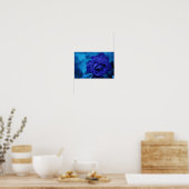 Poster Une rose dans une brume bleue (Cuisine)