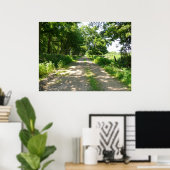 Poster Une route moins parcourue (Bureau à domicile)