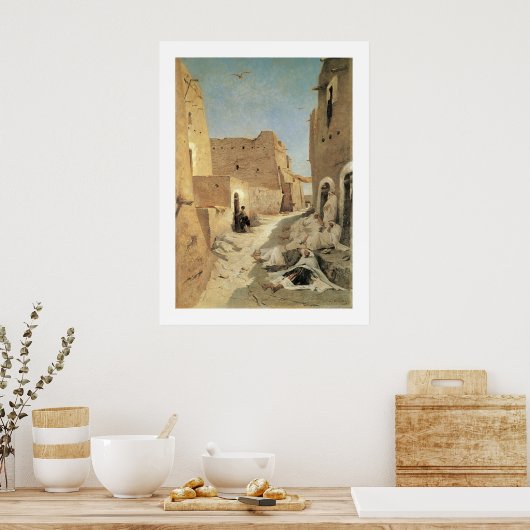 Poster Une rue à El Agouat (Cuisine)