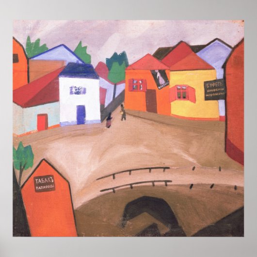 Poster Une rue, années 1910 (Devant)