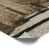 Poster Une ruelle dans la vieille Jérusalem (Coin)