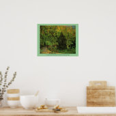 Poster Une ruelle dans le jardin public d'Arles (Cuisine)