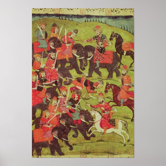 Poster Une scène de bataille (Devant)
