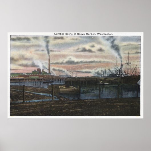 Poster Une scène de bois (Devant)